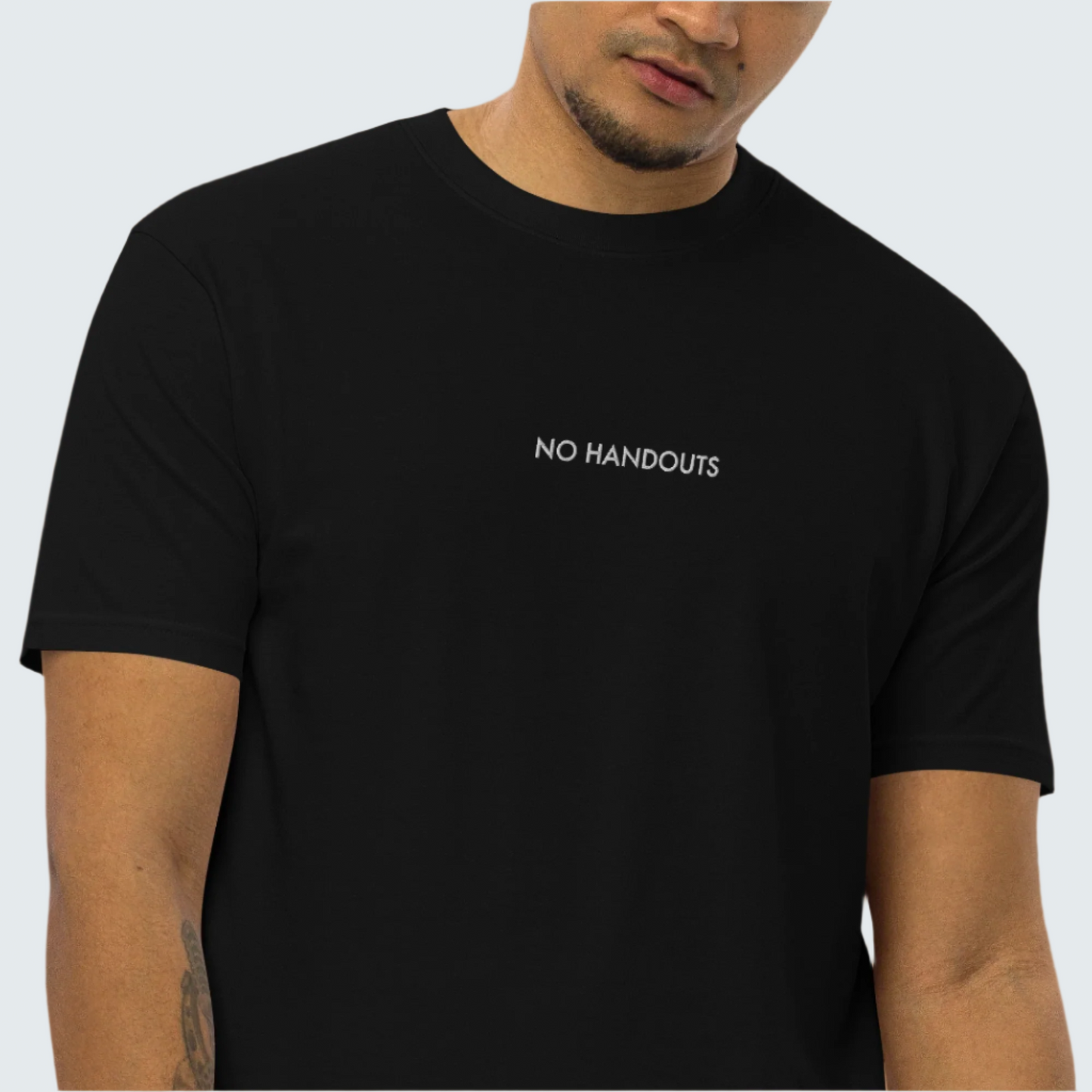 No Handouts Premium Men's Tee