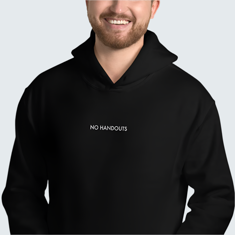 No Handouts Signature Men's Hoodie