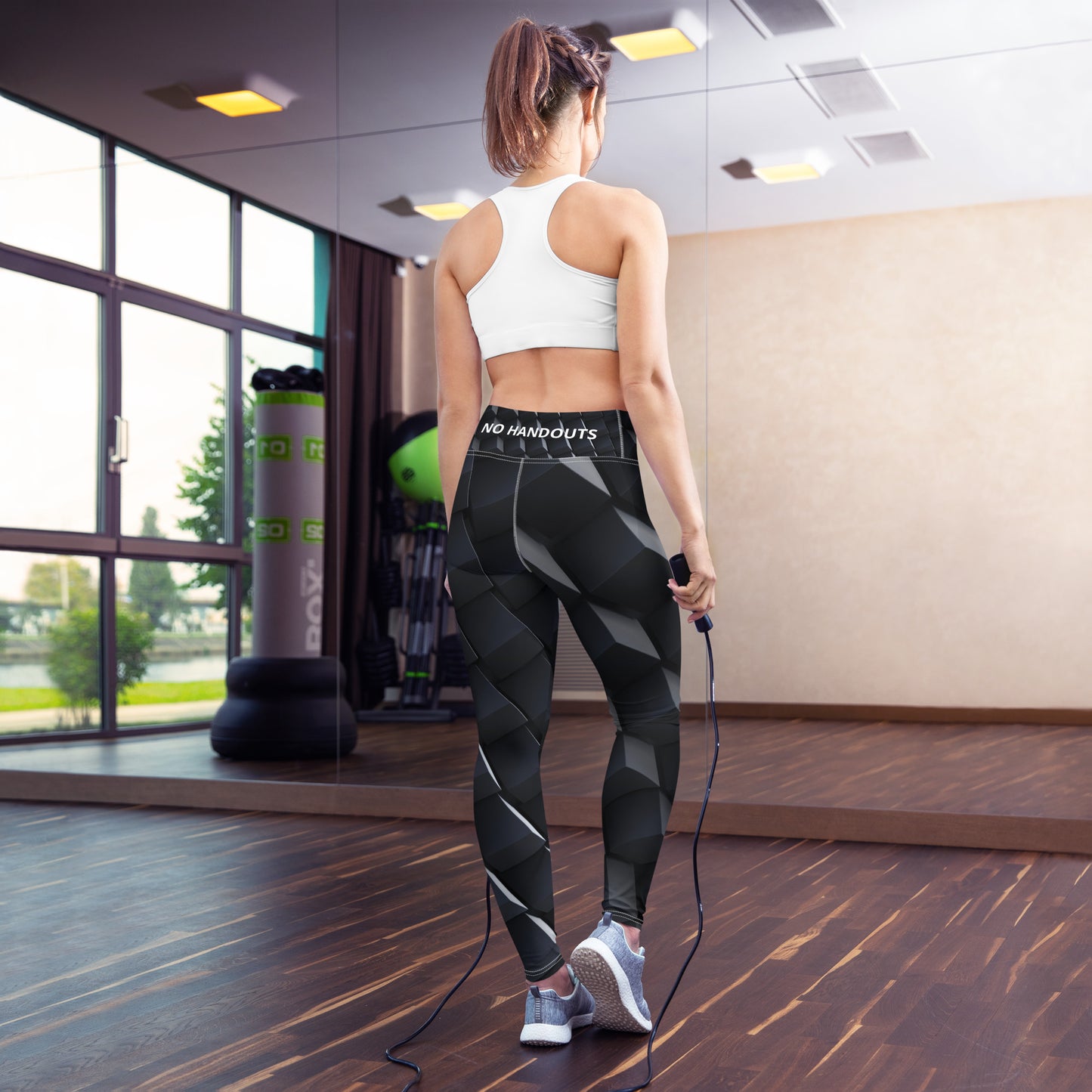 No Handouts Yoga Leggings