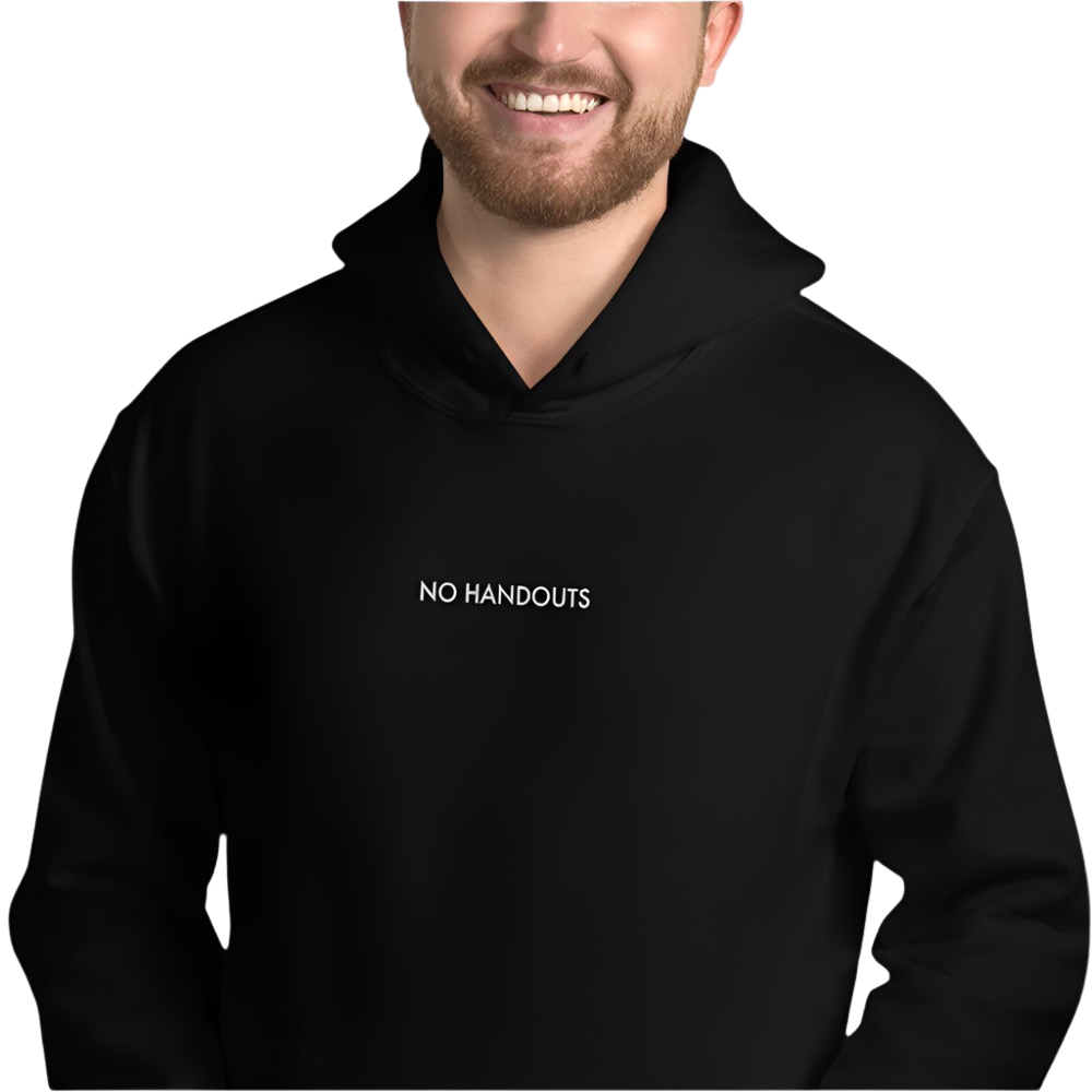 No Handouts Signature Men's Hoodie