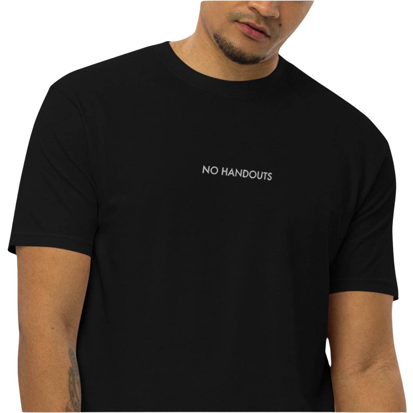 No Handouts Premium Men's Tee